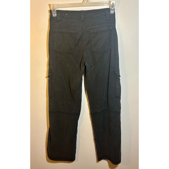 American Eagle Cargo Pants Women’s 0 Regular Black Stretch Utility Pockets AE - Picture 5 of 6